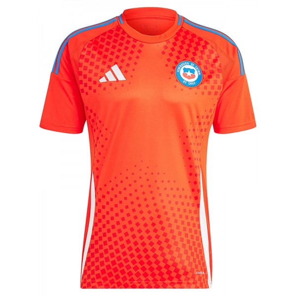 Chile maglia da casa kit da calcio prima uniforme da uomo abbigliamento sportivo top da calcio maglia sportiva Coppa Euro 2024